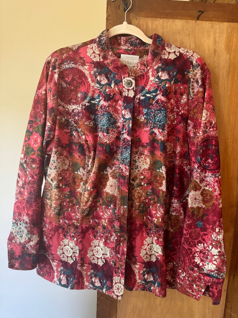 Velvet CJ Banks Button Up Coat